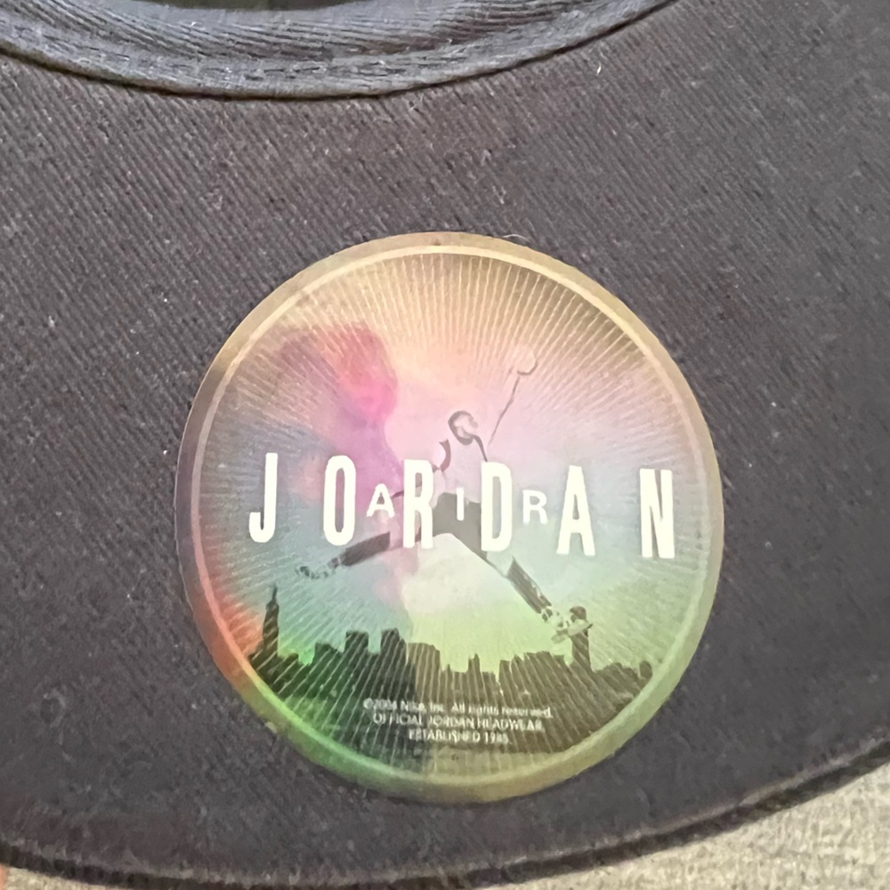 Nike Air lenticular motion fitted men’s hat Michael Jordan 2004 vintage 7 3/4 - Picture 4 of 10